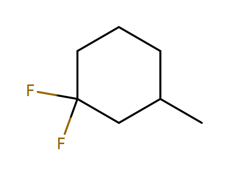 Molecular Structure of 74185-73-2 (1,1-Difluoro-3-methylcyclohexane)
