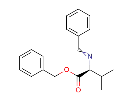 L-Valine, N-(phenylmethylene)-, phenylmethyl ester