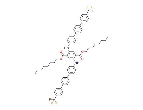 dioctyl 2,5-bis[4''-(trifluoromethyl)-1,1':4',1-terpenyl-4-ylamino]terephthalate