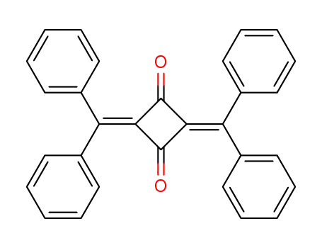 Molecular Structure of 21086-24-8 (1,3-Cyclobutanedione, 2,4-bis(diphenylmethylene)-)