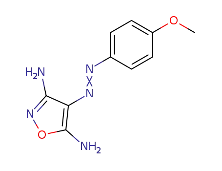 4-(4-Methoxy-phenylazo)-isoxazole-3,5-diamine
