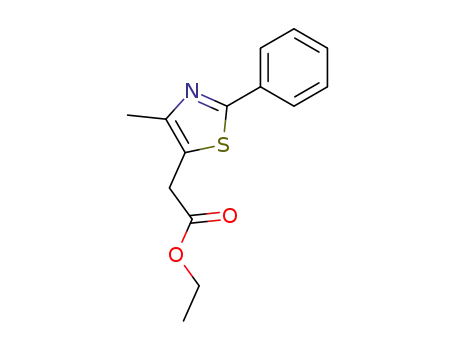 (4-Methyl-2-phenyl-5-thiazolyl)essigsaeure-ethylester