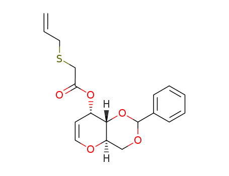 4,6-O-benzylidene-3-O-(allylthioacetyl)-D-allal