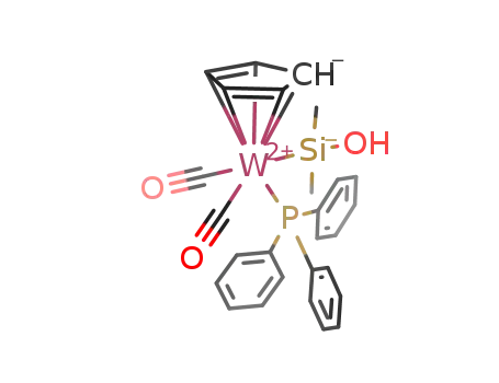 1-[dicarbonyl(η(5)-cyclopentadienyl)(triphenylphosphane)tungsten]-dimethylsilanole