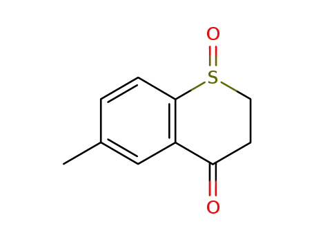 Molecular Structure of 42244-87-1 (6-methyl-4-oxothiochroman S-oxide)