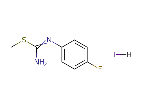 4-fluorophenyl S-methylthiourea hydroiodide salt