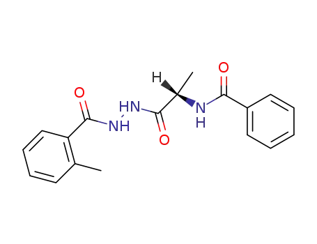<i>N</i>-(<i>N</i>-benzoyl-L-alanyl)-<i>N</i>'-<i>o</i>-toluoyl-hydrazine