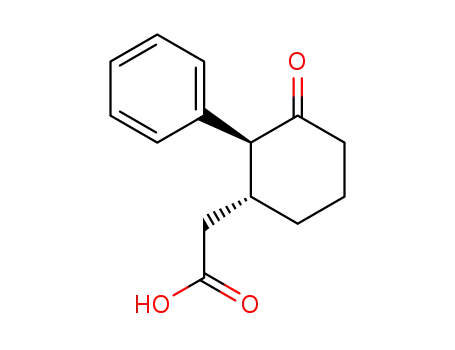 <(1S*,2R*)-3-oxo-2-phenylcyclohexyl>acetic acid
