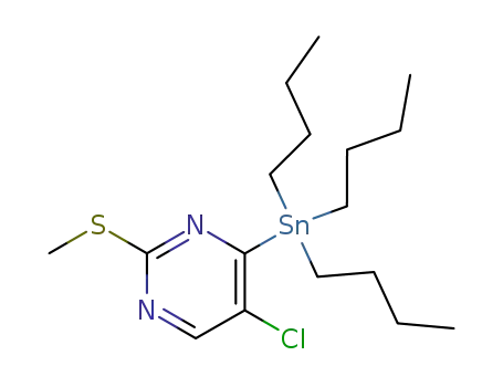 5- 클로로 -2- 메틸 설파 닐 -4- 트리 빌 스타 나닐 피리 미딘