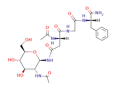 (S)-2-Acetylamino-N<sup>4</sup>-((2R,3R,4R,5S,6R)-3-acetylamino-4,5-dihydroxy-6-hydroxymethyl-tetrahydro-pyran-2-yl)-N<sup>1</sup>-[((S)-1-carbamoyl-2-phenyl-ethylcarbamoyl)-methyl]-succinamide