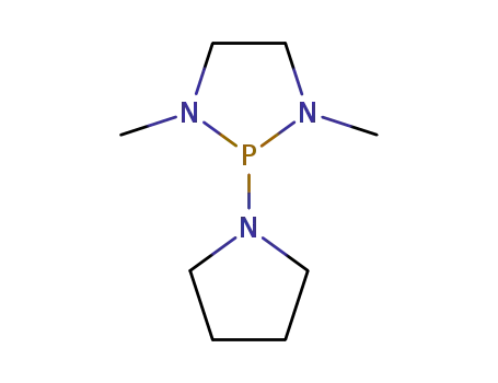 Molecular Structure of 7137-84-0 (1,3-dimethyl-2-(pyrrolidin-1-yl)-1,3,2-diazaphospholidine)