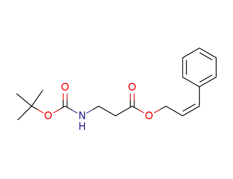 (Z)-3-phenylprop-2-enyl 3-(tert-butoxycarbonylamino)propanoate