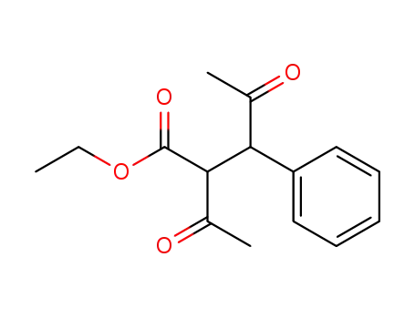 Molecular Structure of 64712-07-8 (2-acetyl-4-oxo-3-phenyl-valeric acid ethyl ester)