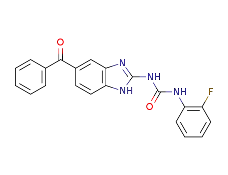 Urea, N-(5-benzoyl-1H-benzimidazol-2-yl)-N'-(2-fluorophenyl)-