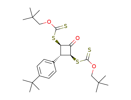 S,S'-2-(4-tert-butylphenyl)-4-oxocyclobutane-1,3-diyl O,O'-dineopentyl dicarbonodithioate