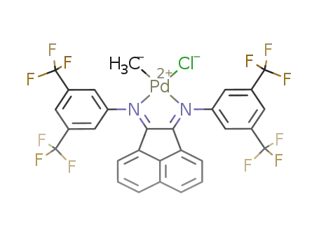 1,2-bis(3,5-bis(trifluoromethyl)phenylimino)acenaphthenemethylchloropalladium(II)