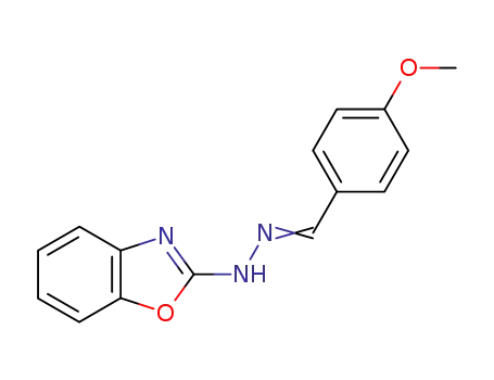 4-methoxy-benzaldehyde benzooxazol-2-yl-hydrazone