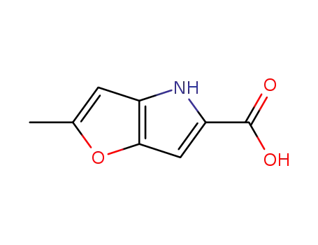 Molecular Structure of 80709-80-4 (2-METHYL-4H-FURO[3,2-B]PYRROLE-5-CARBOXYLIC ACID)