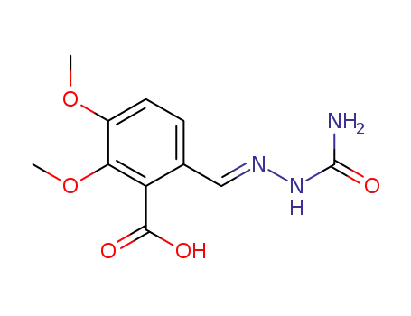 Molecular Structure of 26342-00-7 (6-<(semicarbazono)methyl>-2,3-dimethoxybenzoic acid)