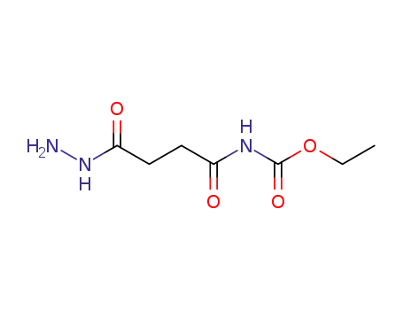 Molecular Structure of 18438-35-2 (ethyl (4-hydrazinyl-4-oxobutanoyl)carbamate)