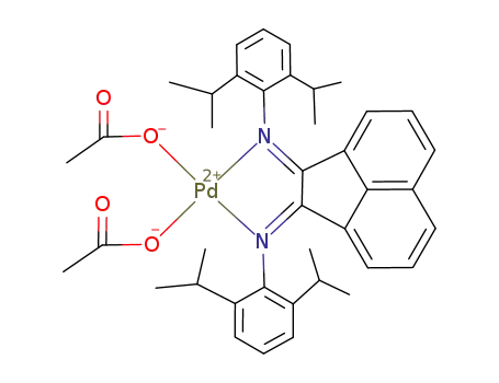 Pd(OC(O)Me)2(bis(o,o'-iPr<sub>2</sub>C<sub>6</sub>H<sub>3</sub>-imino)acenaphthene)