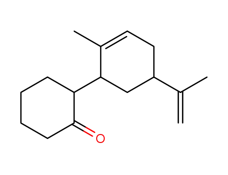 Cyclohexanone, 2-[2-methyl-5-(1-methylethenyl)-2-cyclohexen-1-yl]-
