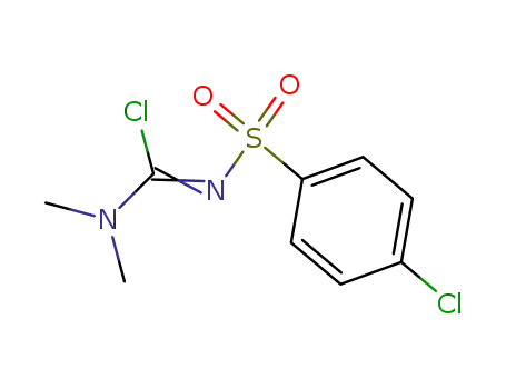 4-Chlor-N-<chlor(dimethylamino)methylen>benzolsulfonamid