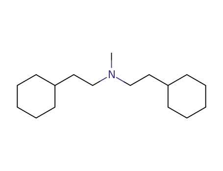 Molecular Structure of 4432-75-1 (N-(2-Cyclohexylethyl)-N-methyl-2-cyclohexylethanamine)