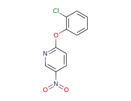 Molecular Structure of 28222-03-9 (2-(2-Chlorophenoxy)-5-nitropyridine)
