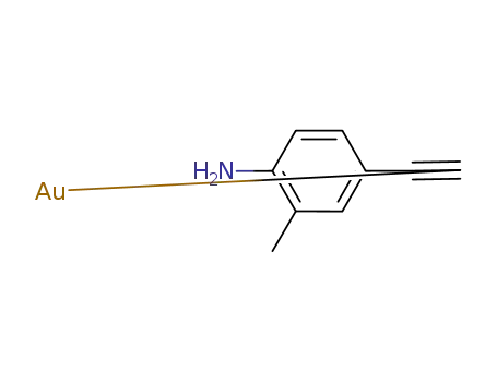 Gold, [(4-amino-3-methylphenyl)ethynyl]-