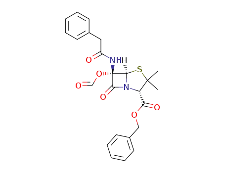 6α-formyloxy-6β-(2-phenyl-acetylamino)-penicillanic acid benzyl ester