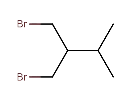 Molecular Structure of 64273-85-4 (1-bromo-2-(bromomethyl)-3-methylbutane)