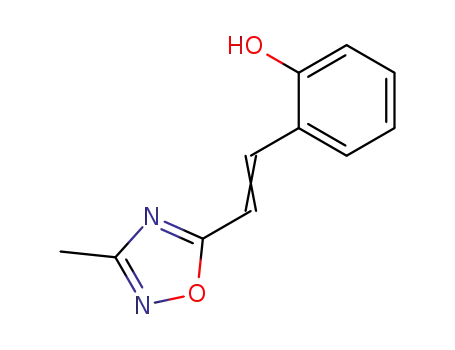 2-[2-(3-methyl-[1,2,4]oxadiazol-5-yl)-vinyl]-phenol