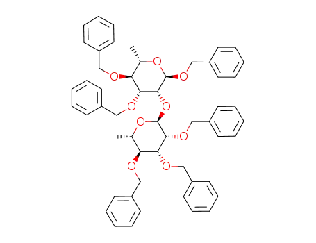 benzyl 3,4-di-O-benzyl-2-O-(2,3,4-tri-O-benzyl-α-L-rhamnopyranosyl)-α-L-rhamnopyranoside