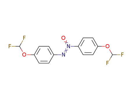 1-(Difluoromethoxy)-4-{(Z)-[4-(difluoromethoxy)phenyl]-NNO-azoxy}benzene