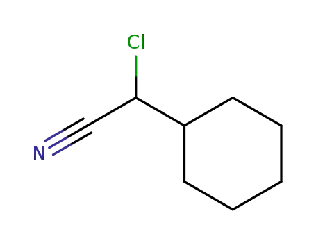 Molecular Structure of 29770-68-1 (Cyclohexaneacetonitrile, a-chloro-)