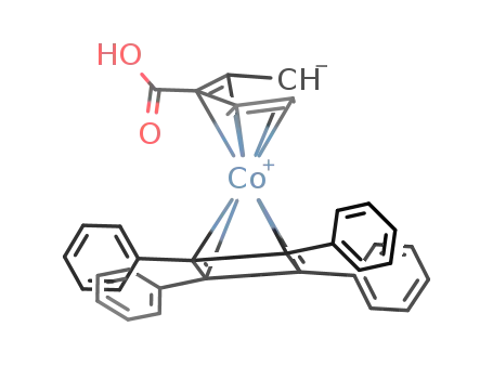 [(1-carboxy-2-methyl)-η5-cyclopentadienyl](η4-tetraphenylcyclobutane)cobalt