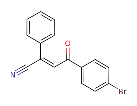 (E)-4-(4-bromophenyl)-4-oxo-2-phenylbut-2-enenitrile