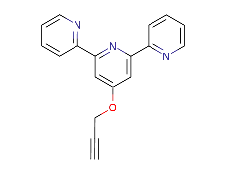 Molecular Structure of 189247-15-2 (2,2':6',2''-Terpyridine, 4'-(2-propynyloxy)-)