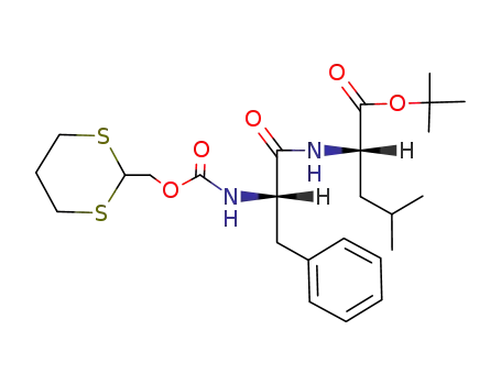 (S)-2-[(S)-2-([1,3]Dithian-2-ylmethoxycarbonylamino)-3-phenyl-propionylamino]-4-methyl-pentanoic acid tert-butyl ester