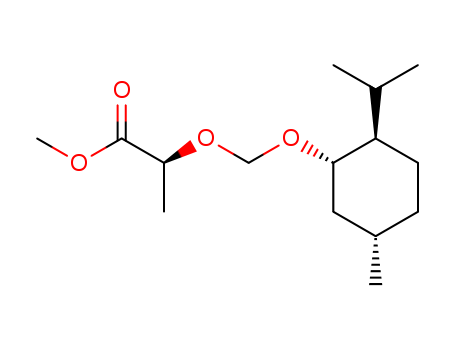 Propanoic acid, 2-[[[5-methyl-2-(1-methylethyl)cyclohexyl]oxy]methoxy]-, methyl ester