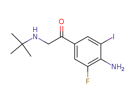4'-amino-2-tert-butylamino-3'-fluoro-5'-iodo-acetophenone
