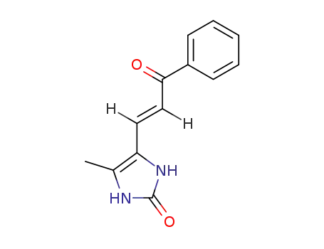 Molecular Structure of 76064-03-4 (4-methyl-5-phenylketovinyl-2-imidazolinone)