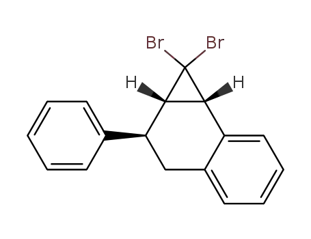 1,1-Dibrom-1a,2,3,7b-tetrahydro-exo-2-phenyl-1H-cyclopropa<a>naphthalin