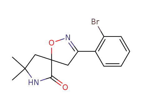 1-Oxa-2,7-diazaspiro[4.4]non-2-en-6-one,
3-(2-bromophenyl)-8,8-dimethyl-