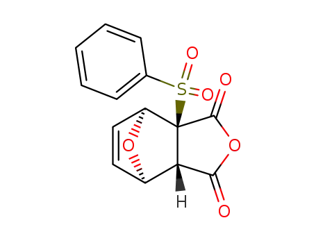 5-(phenylsulfonyl)-7-oxabicyclo<2.2.1>hept-2-ene-5,6-exo-dicarboxylic anhydride