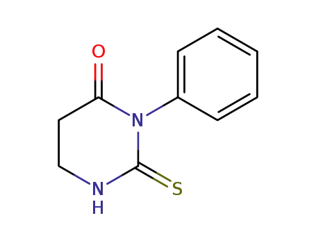 Molecular Structure of 1203-29-8 (3-phenyl-2-thioxotetrahydropyrimidin-4(1H)-one)
