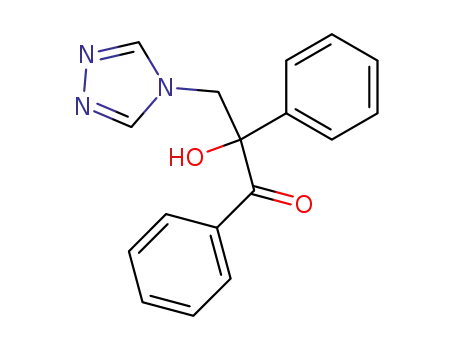 1-Propanone, 2-hydroxy-1,2-diphenyl-3-(4H-1,2,4-triazol-4-yl)-