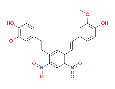 1,5-di[2-(4'-hydroxy-3'-methoxyphenyl)ethenyl]-2,4-dinitrobenzene
