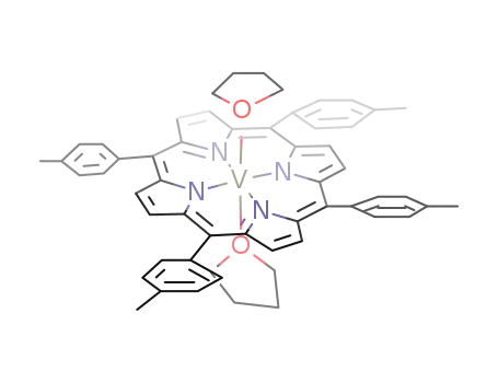 {(tetrahydrofurane)2(tetra-p-tolylporphyrinato)vanadium(IV)}
